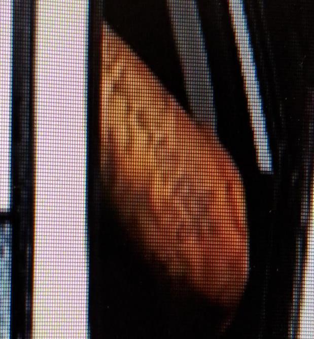 Second photo of suspects tattoo on outer right forearm with new Houston Rockets logo. 